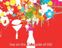 Walk at the coke side of life = walk at the sunny side of the street