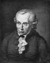 Immanuel Kant, staalgravure door J.L.Raab, naar een schilderij uit 1791 door Gottlieb Doebler
